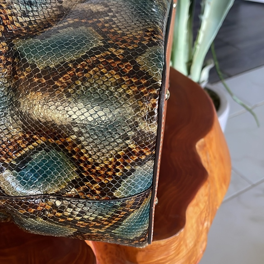 Dooney and Bourke Python Flynn Tote - Picture 7 of 13